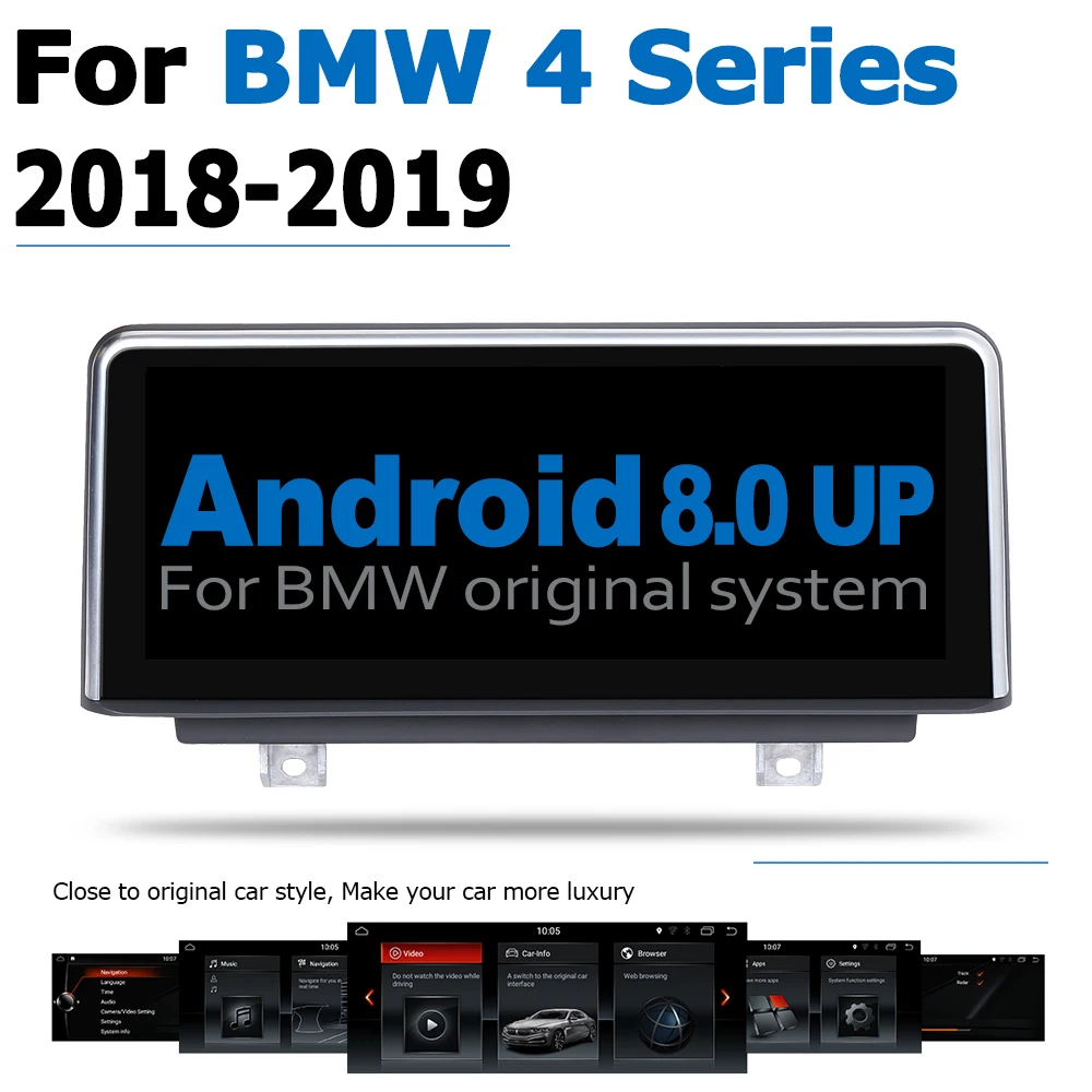 

8.8'' 6-Core Android 8.0 up Car DVD Player For BMW 4 Series 2018~2019 EVO Autoradio GPS Navigation Car Multimedia