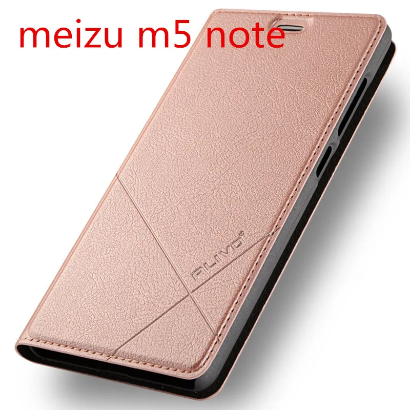 Meizu m5 note чехол из искусственной кожи бизнес-серии флип-чехол для meizu m5 note 5," дюймов#0918 с номером отслеживания - Цвет: pink