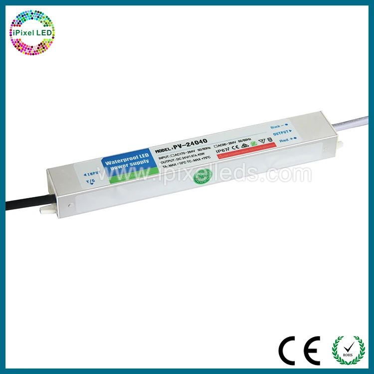 

high quality 24v , 220v ac to 24v dc transformer 40w led switch power supply