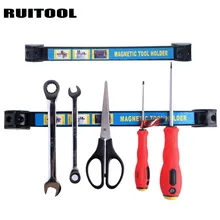 Магнитный держатель RUITOOL 1" /18", крепкий металлический стеллаж для инструментов, Полоска, органайзер для инструментов для гаража, для хранения инструментов, для кухни, для тяжелых условий эксплуатации