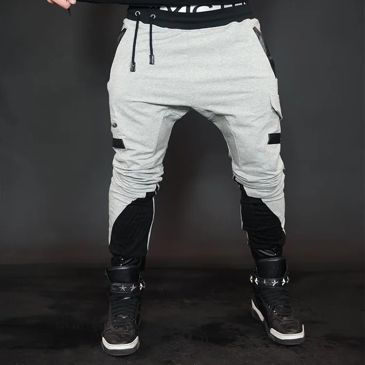 

Running Pants 2018 Men Quick Dry Breathable Gym Men Fitenss Pants Elastic Drawstring Outdoor Trousers Sport Jogging Pants