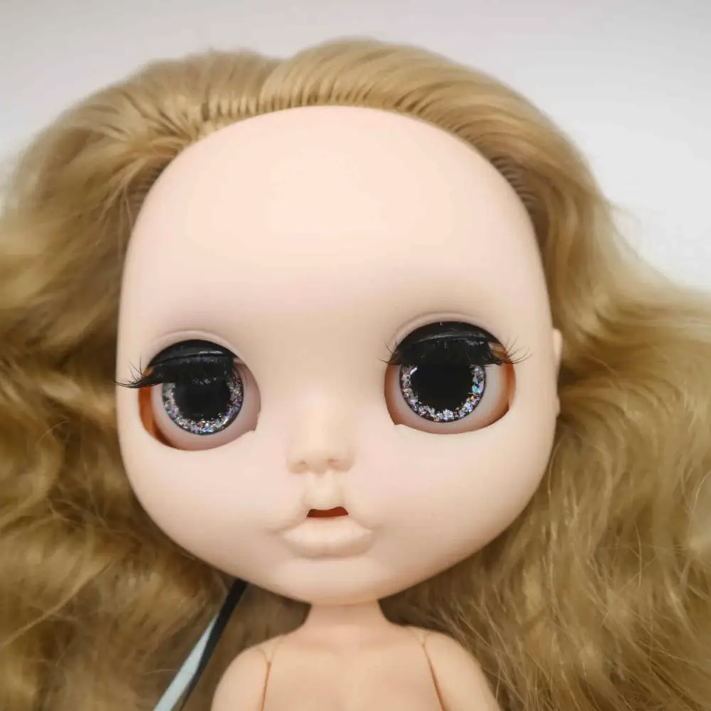 Предпродажная кукла на заказ DIY Nude blyth кукла без макияжа - Цвет: only face no eye