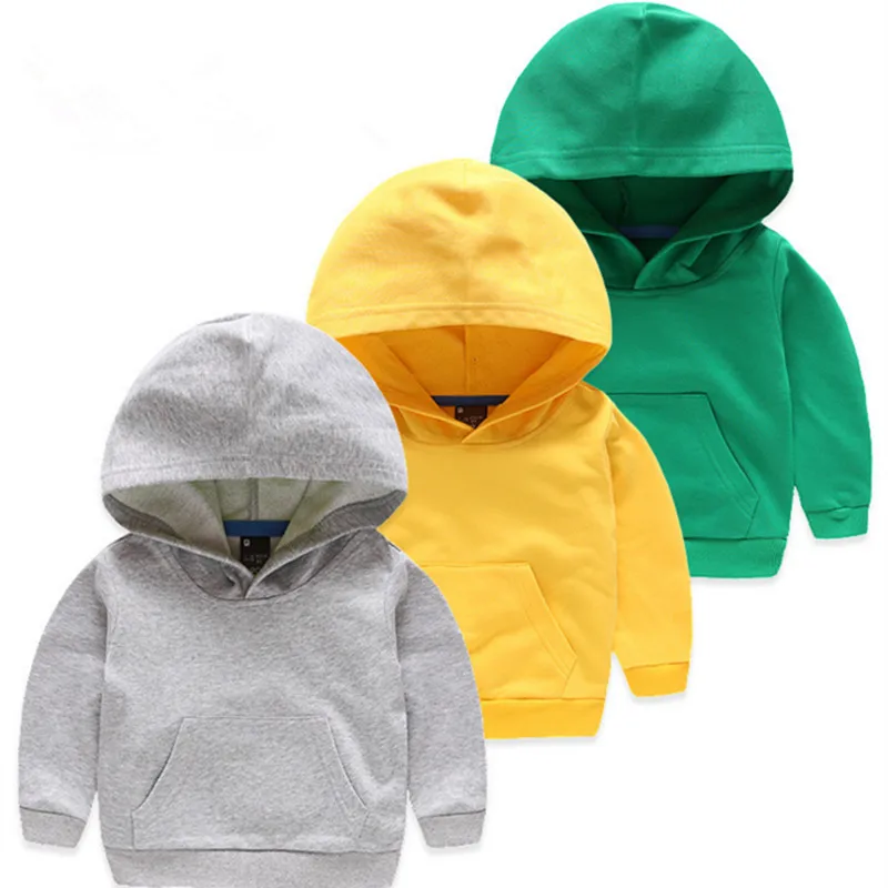 2 6Y Boys Hoodies Children Infant Sweatshirt Cotton Overcoat Jacket