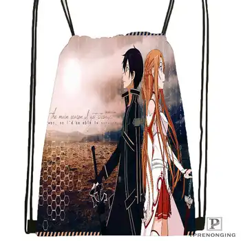 

Custom kirito-sword-art @2Drawstring Backpack Bag for Man Woman Cute Daypack Kids Satchel (Black Back) 31x40cm#20180611-03-151