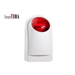 SmartYIBA Беспроводная сирена Мигающая световая сигнализация стробоскоп сигнализация свет сирена 12 В в сигнализация наружная сирена для