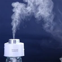 Мини usb зарядка бутылка крышка s увлажнитель воздуха паровой Туман Диффузор креативный мини бутылка крышка спрей увлажнитель Прямая