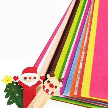 

40PCS 20x30cm Assorted Color Felt Nonwoven Fabric Sheet for DIY School Craft Projects Decorations Bulletin Board Backdrops