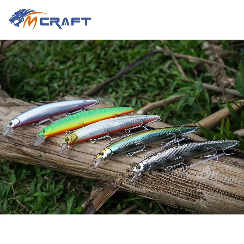 MCRAFT рыболовная приманка Джеркбейт воблеры 13 см 20 г жесткая гольян кривошипная
