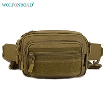 WOLFONROAD, Мужская тактическая поясная сумка для бега, Спортивная поясная сумка, поясная сумка, уличная Военная походная сумка, сумка для велоспорта, L-SHZ-38