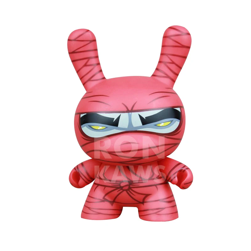 DUNNY Kidrobot 8 pouces de consourteurs De bricolage граффити poup e lapin Ninja mailu