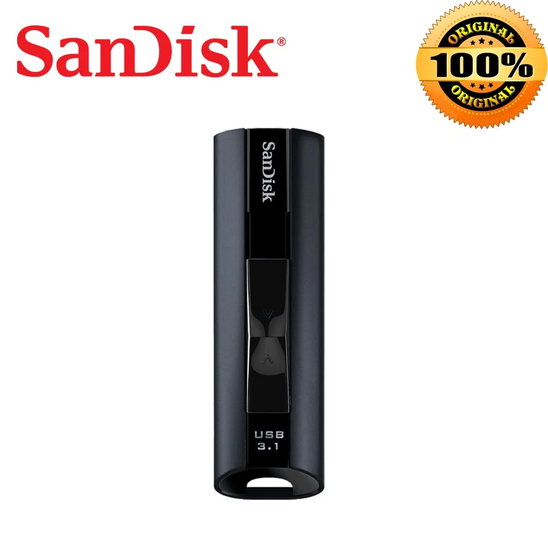 Двойной Флеш-накопитель SanDisk EXTREME PRO USB 3,1 твердотельный накопитель флэш-памяти 128 ГБ 256 супер быстрый твердотельный производительность USB флэш-накопитель объемом до 420 МБ/с