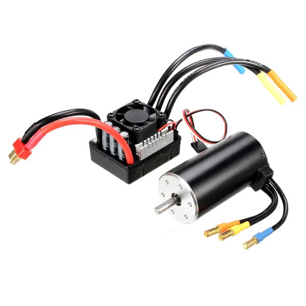 

Racerstar 3670 Sensorless Waterproof Brushless Motor 120A ESC For 1/8 Car