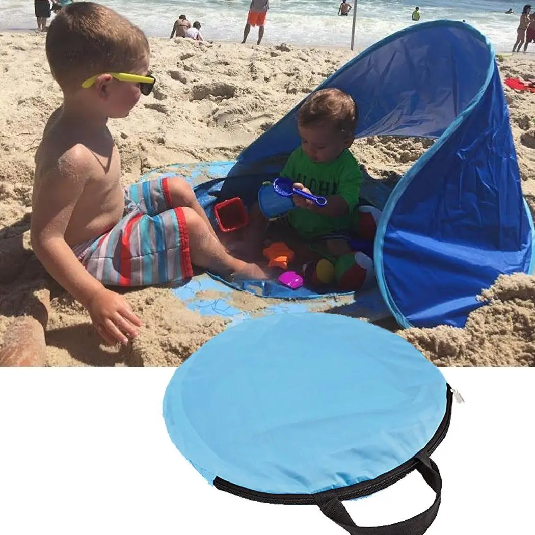 Складной детский летний пляжный детский бассейн с УФ-защитой Крышка для микроволновки съемные солнцезащитные игрушки Дети наземные ногти подарки