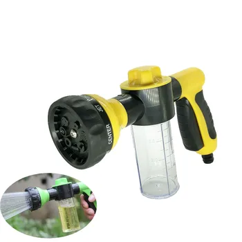 

Multifunctional Water Gun Adjustable 8-in-1 Soap Sprayer Garden Water Gun Plastic Water Gun Soap Dispenser Outdoor Cleaning Tool