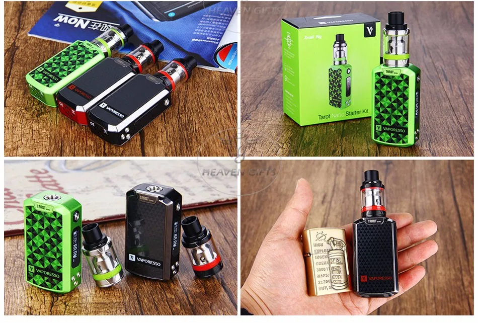 Vaporesso Таро Nano комплект с 2 мл VECO EUC Tank и 80 Вт Таро Nano MOD 2500 мАч электронная сигарета Vape Box Kit