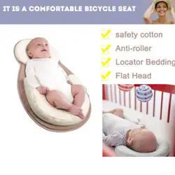 Модные детские нагрудники для новорожденных, подушка для сна, мягкий безопасный матрас