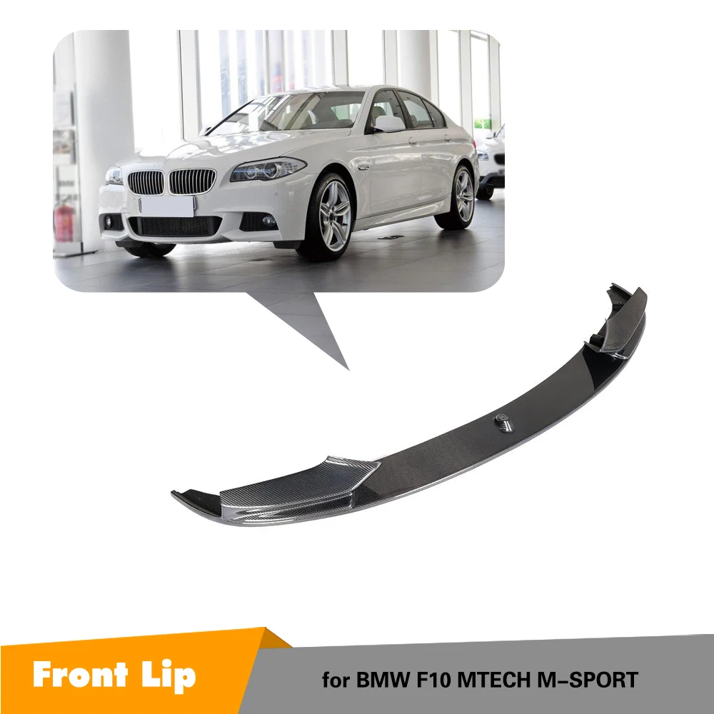 Передний бампер из углеродного волокна спойлер для BMW 5 серии F10 F11 F18 M Sport 2013