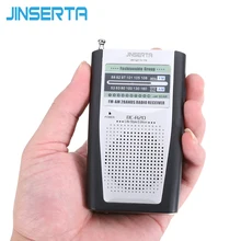 JINSERTA карманный многофункциональный радио стерео радио FM/AM радио приемник мини-динамик с радио Музыкальный плеер BC-R20