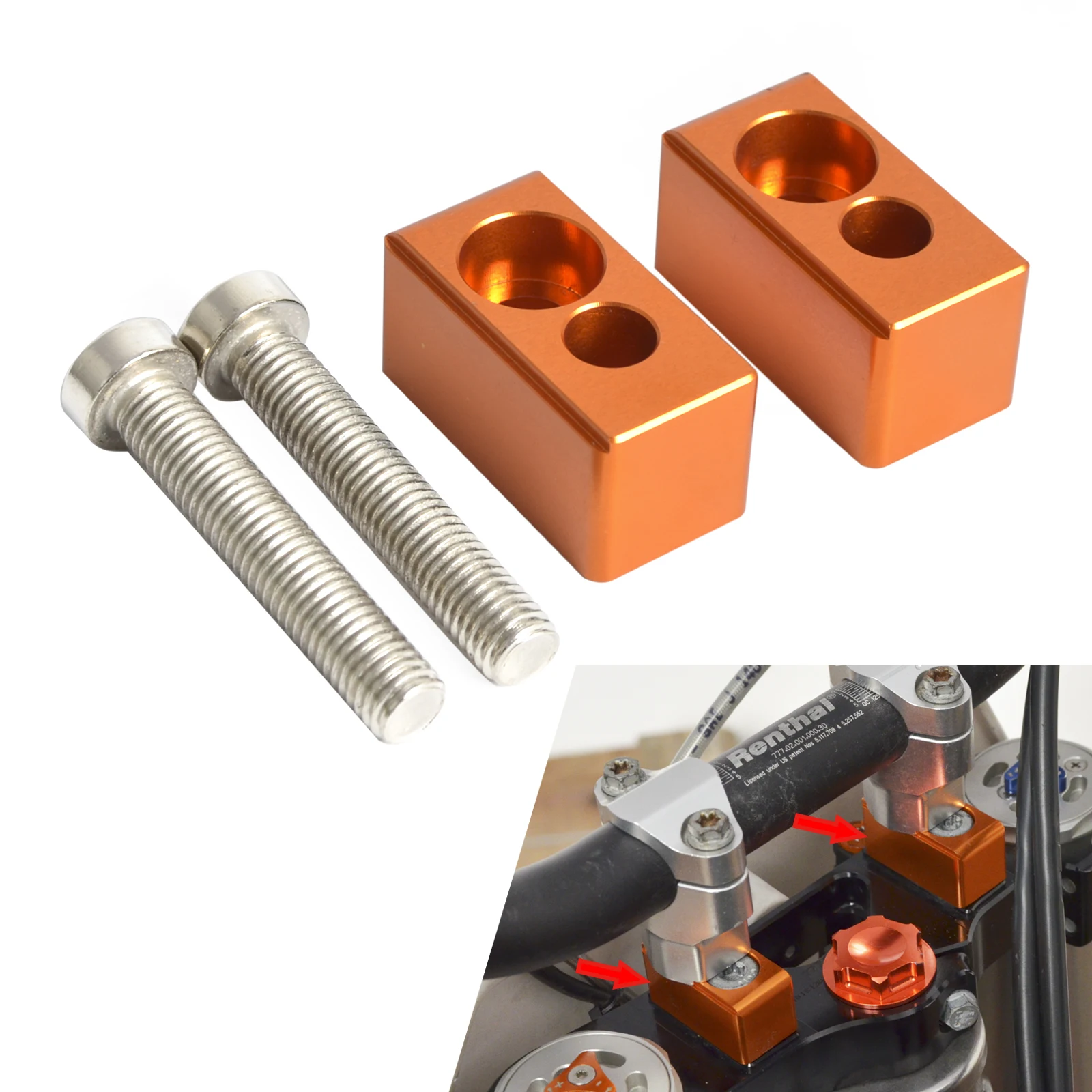 Мотоциклетный кронштейн 22 мм на руль для KTM 105 125 144 150 200 250 300 350 400 450 500 525 SX SXF EXC EXCF XC XCW