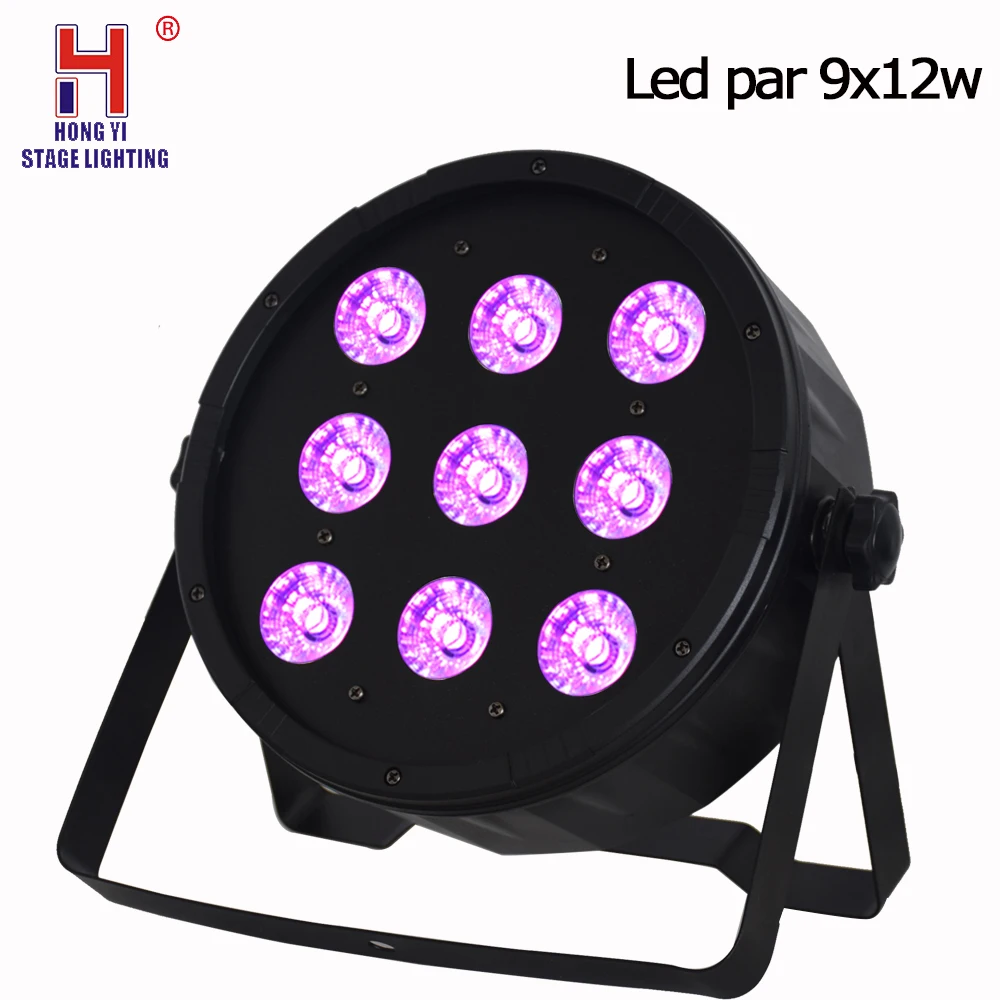 

Led par lights 9x12w dj par lights wash beam DMX controller for small party stage disco nightclub show equipment