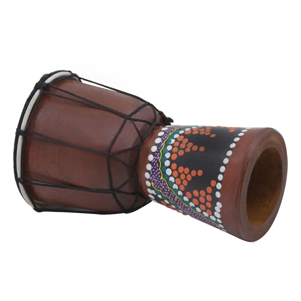 4 дюймовый деревянный Африканский барабан Djembe ручной ударный музыкальный