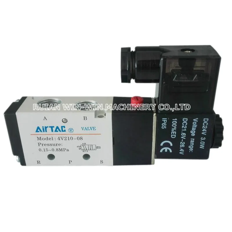4V210 08 DC24V 3 Вт электромагнитный клапан для машины выдувания пленки|electromagnetic valve|machine