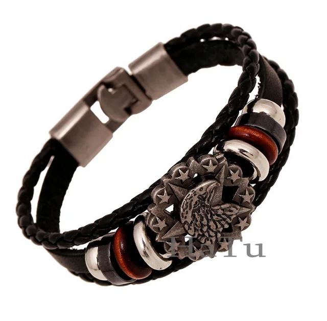 Aliexpress Fashion Bangle Jewelry Uni Men Womens Black Fashion Bangle Jewelry Uni Men Womens Black Weaving Bracelet Charm Mens Leather Bracelets Punk