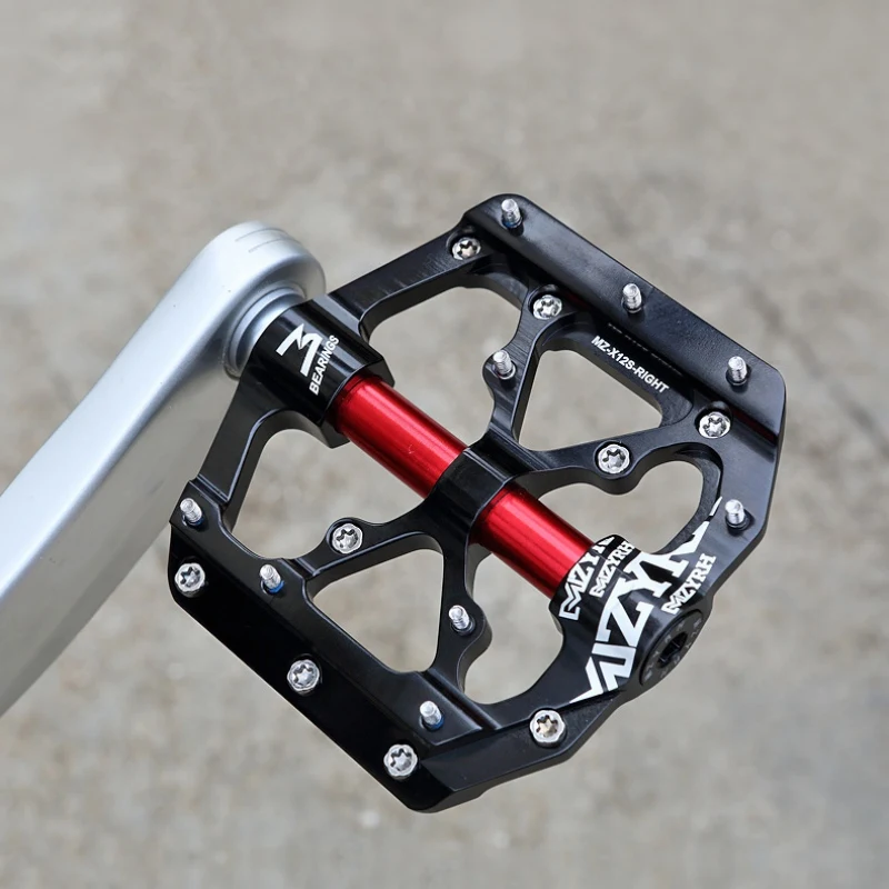 Best Universal Sealed Bearing Bike Pedals CNC Aluminum Body 3 Bearing Bicycle Flat Pedals For MTB Road Cycling BMX Road Bicycle