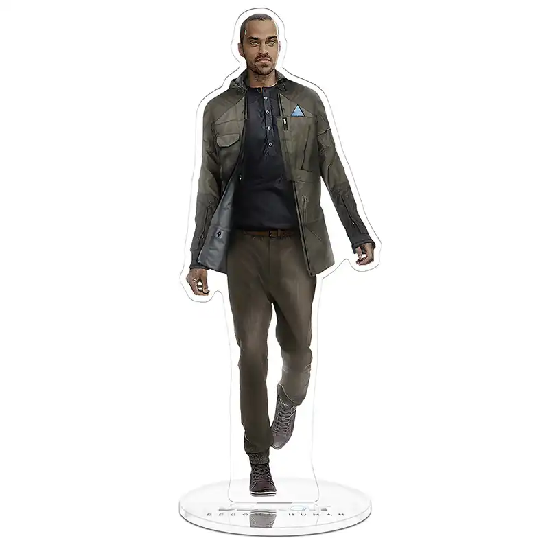 Detroit Human Character Stand Toy Acrylic Double Side Action Figure Collection Gift 21cm
