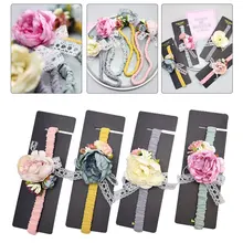 Baby Girls Bowknot Crown Headband Lace Elastic Princess Hair Band Fashion New Style Children Kids Hair Accessories