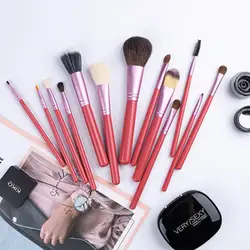 YAHLIGS новый 13 шт./компл. Профессиональные кисти для макияжа Make Up Brush комплект глаза лицо инструмент натуральных волос Красота инструмент для