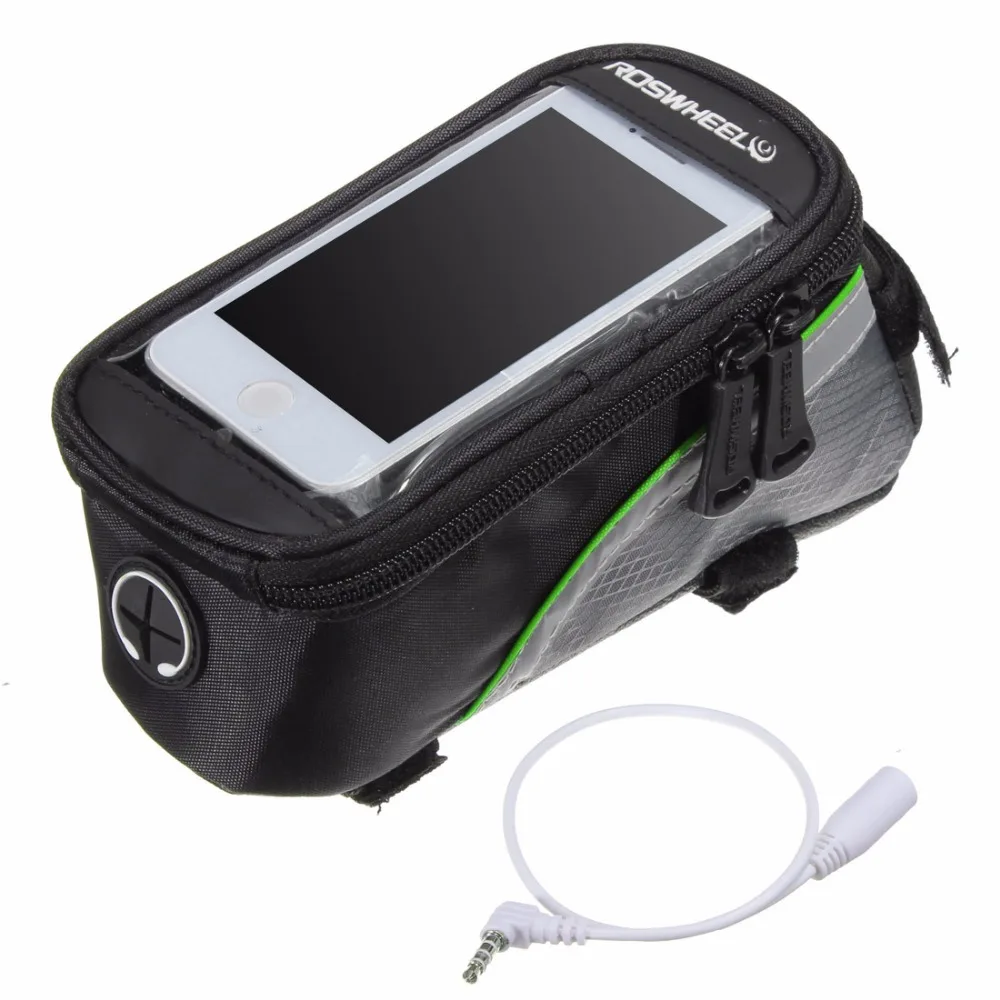 

ROSWHEEL BICYCLE BAGS CYCLING BIKE FRAME IPHONE BAGS HOLDER PANNIER MOBILE PHONE BAG CASE