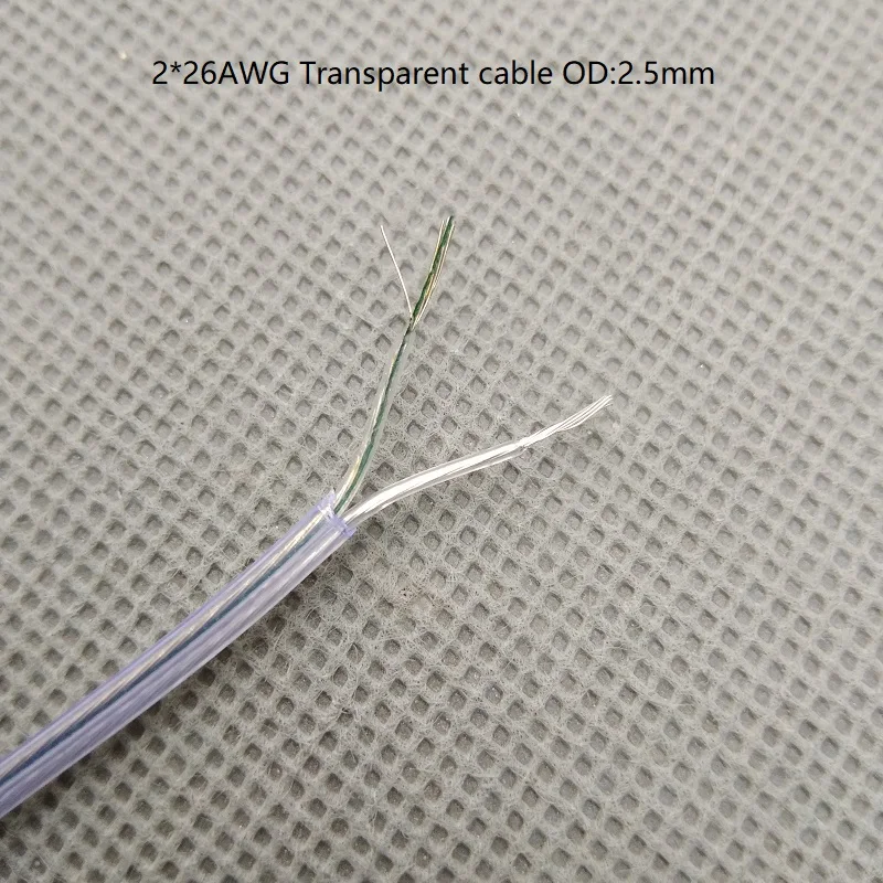 2*0 14 мм2 (26AWG) электрический кабель прозрачный круглый для А провод подвесные