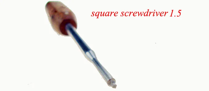 Медицинский ортопедический инструмент, отвертка из нержавеющей стали, деревянная ручка с винтовой втулкой для хирургического и ветеринарного использования, инструмент - Цвет: NO5