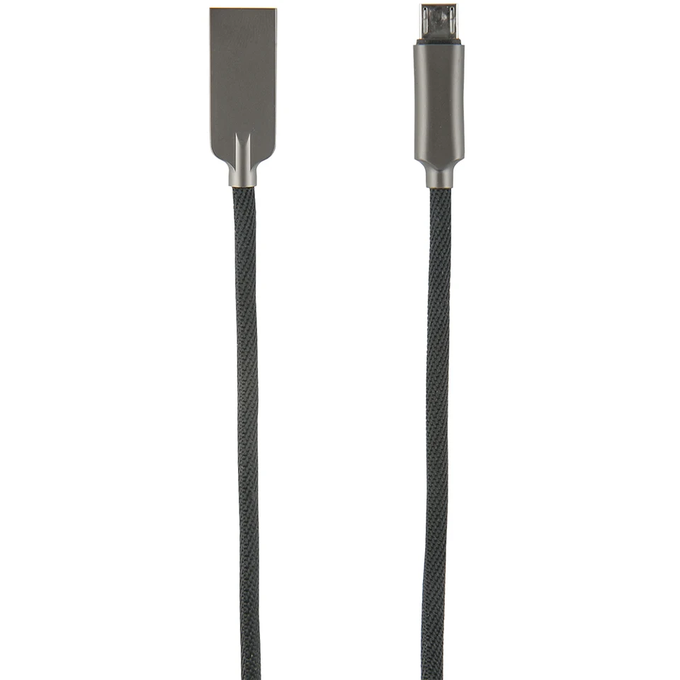

Дата-Кабель Red Line Zync alloy USB - Micro USB, черный УТ000014186