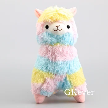 

Big Size 48 cm Rainbow Alpaca Cute Arpakasso Soft Stuffed Animals Plush Toy