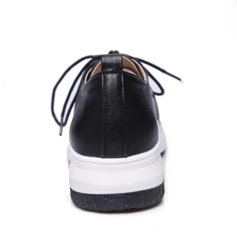 Feminino Noir Tenis 7600 Dentelle Chaussures Casual blanc Femme Mode Qplyxco up Sneakers Grande Automne Printemps 9 43 Plus Femmes 34 Taille PTC7xqHw