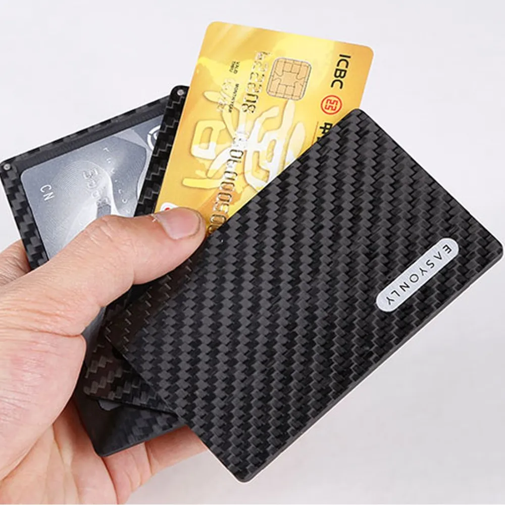 Крутой дизайн Роскошные кошельки из углеродного волокна kickstarter с магнитом kaufen модульный мини-кошелек для 8 карт