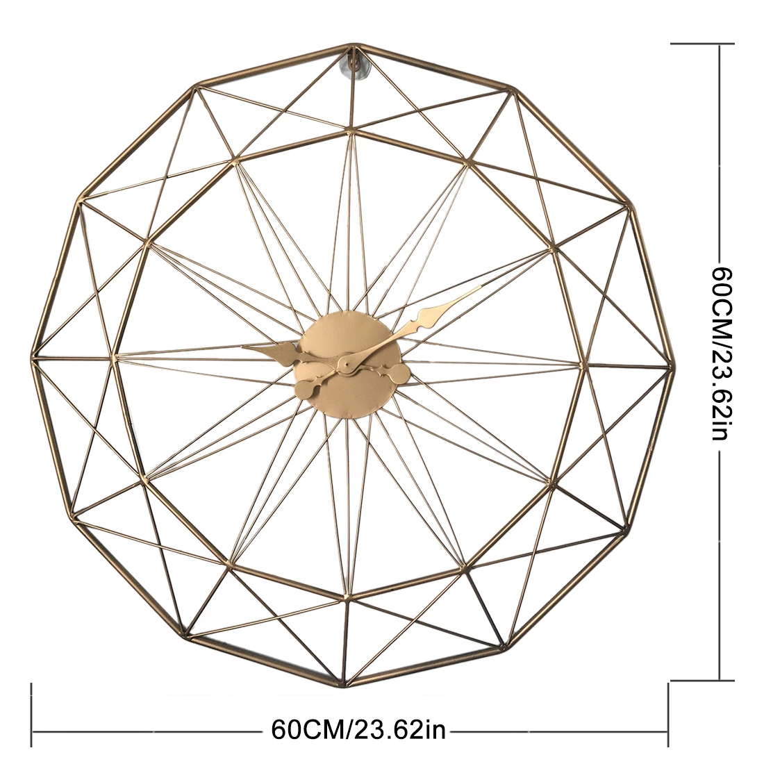 Новинка, лидер продаж, 60 см, Ретро стиль, скандинавский стиль, железное искусство, большие бесшумные подвесные настенные часы, бесшумная вешалка, часы для дома, гостиной, спальни, Декор