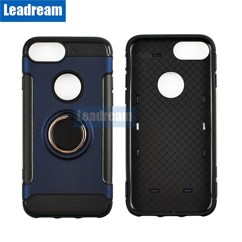 

100PCS for iPhone 11 Pro MAX X Xr XS Max Ring Holder Magnetic Car Holder Shockproof Armor Case Cover for iPhone 6 8 7 Plus