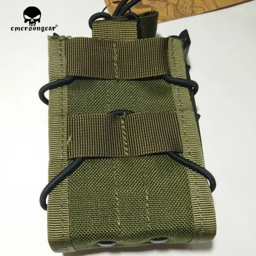 OD EMERSON одиночный блок подсумок Военная армейская утилита MOLLE вертикальные аксессуары EM6345 хаки коричневый черный - Цвет: OD
