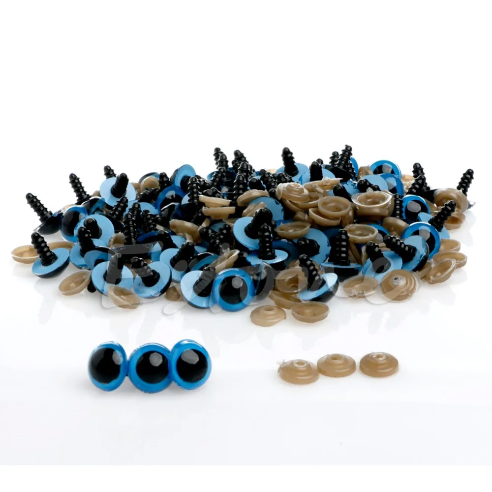 

100pcs Color Plastic Safety Eyes For Teddy Bear Doll Animal Puppet Craft gai