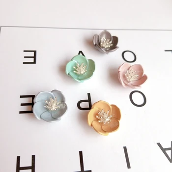 

Japan and South Korea, small and fresh flowers, DIY materials, handmade jewelry, earrings accessories, 6 pieces.