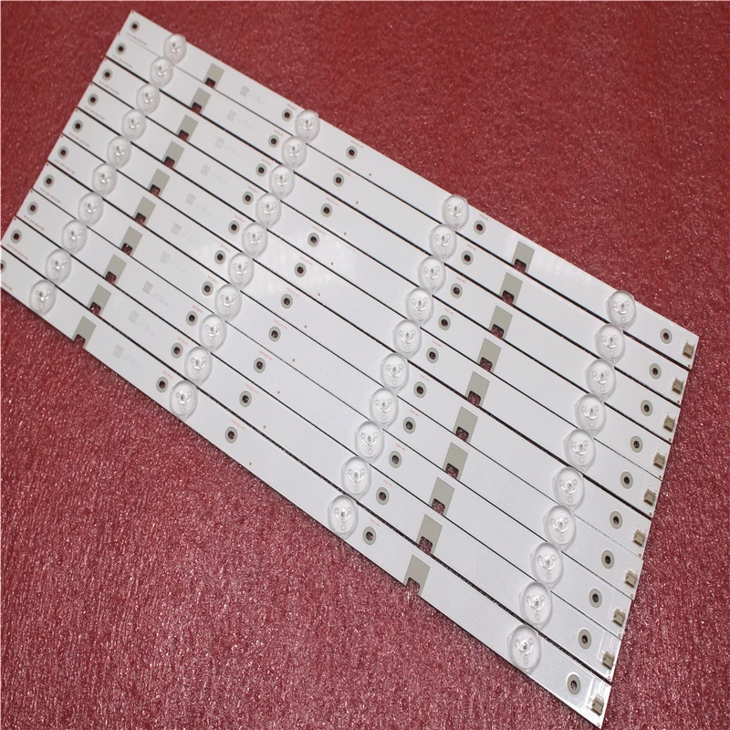

2set=20Pieces LED Backlight strip 4 lamp For 43N1 43U1 Light Bar CH43L43A-V01/V02/V04 DSBJ-WG