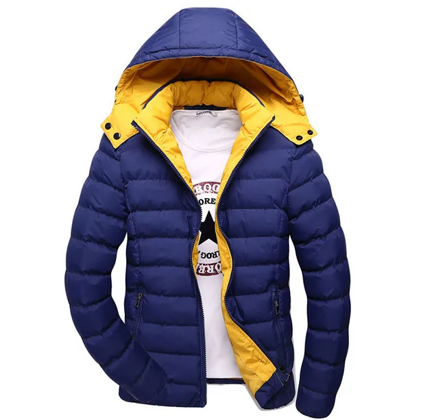 Мужская теплая куртка с капюшоном и воротником стойкой размеры до 5XL|men winter jacket|warm