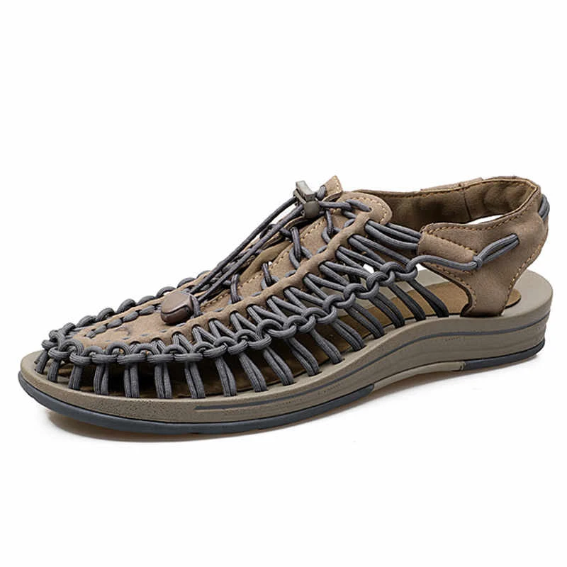 mens fabric sandals