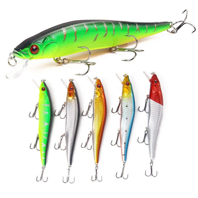 

14cm/23g Minnow Fishing Lure Crankbait Hard Bait Fishing Lures Artificial Baits Tight Wobble Slow sinking Jerkbait Tackle Lure
