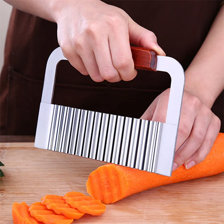 TTLIFE резак для картофеля волнистый Обрезной нож из нержавеющей стали резка-пилинг инструменты для приготовления пищи кухонный гаджет ножи аксессуары