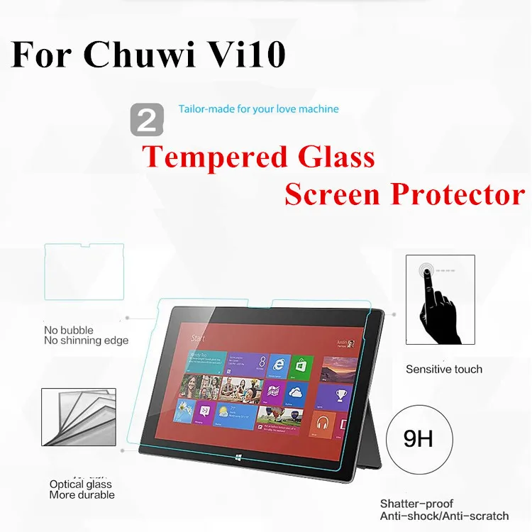 Screen Protector for Chuwi Vi10 10.6 inch Glass Film Tablet PC 2.5D HD