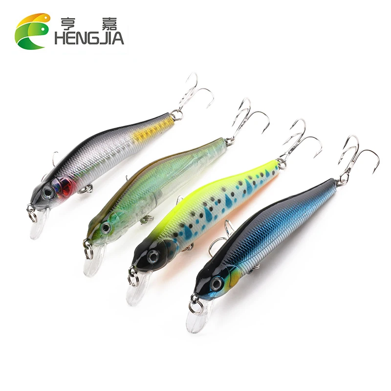 

HENGJIA 1PCS Fishing Lures Sea Trolling Minnow Hard Bait 90mm 8.3g Magnet Fishing Wobblers
